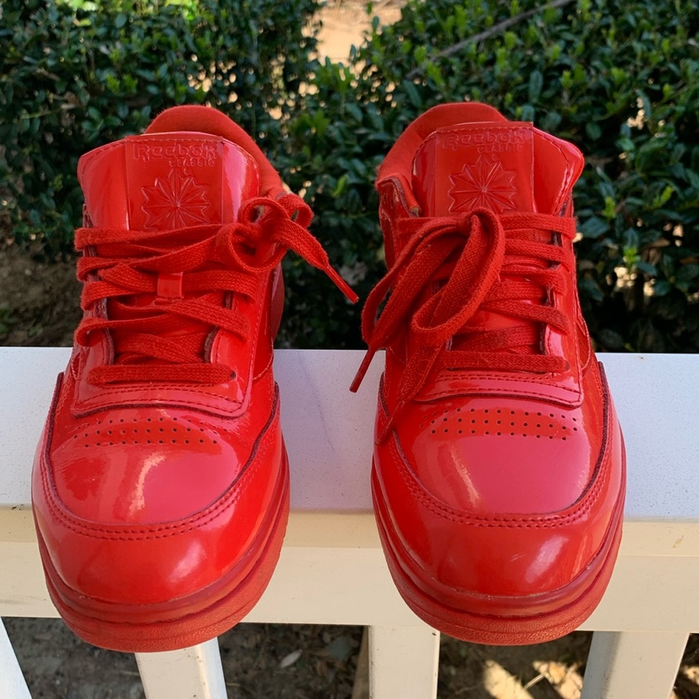 Cardi B x Reebok Club C Double Red Shoes Womens Sneakers 820 FZ5219